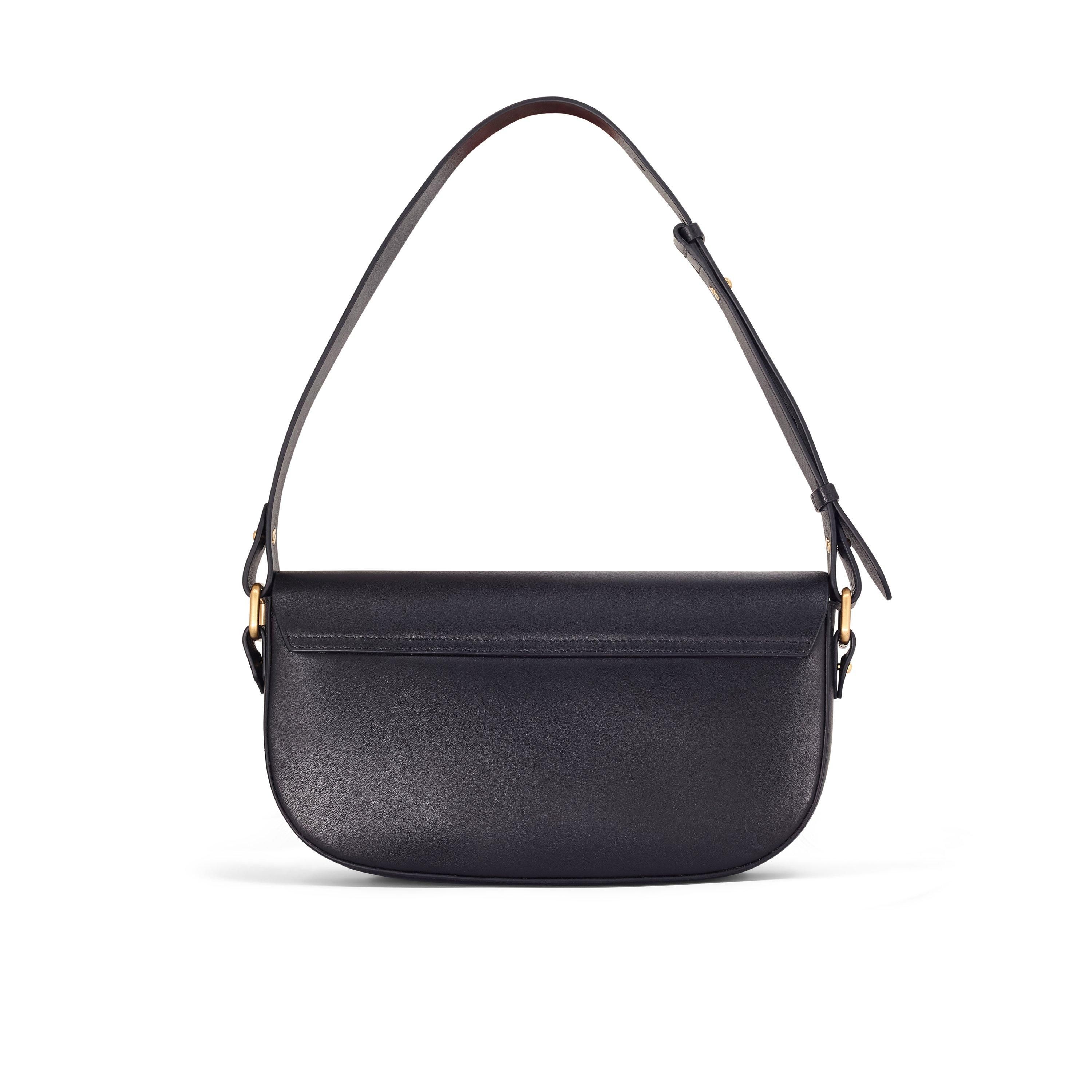 Clarks Baguette Dress Black Leather Shoulder Bag