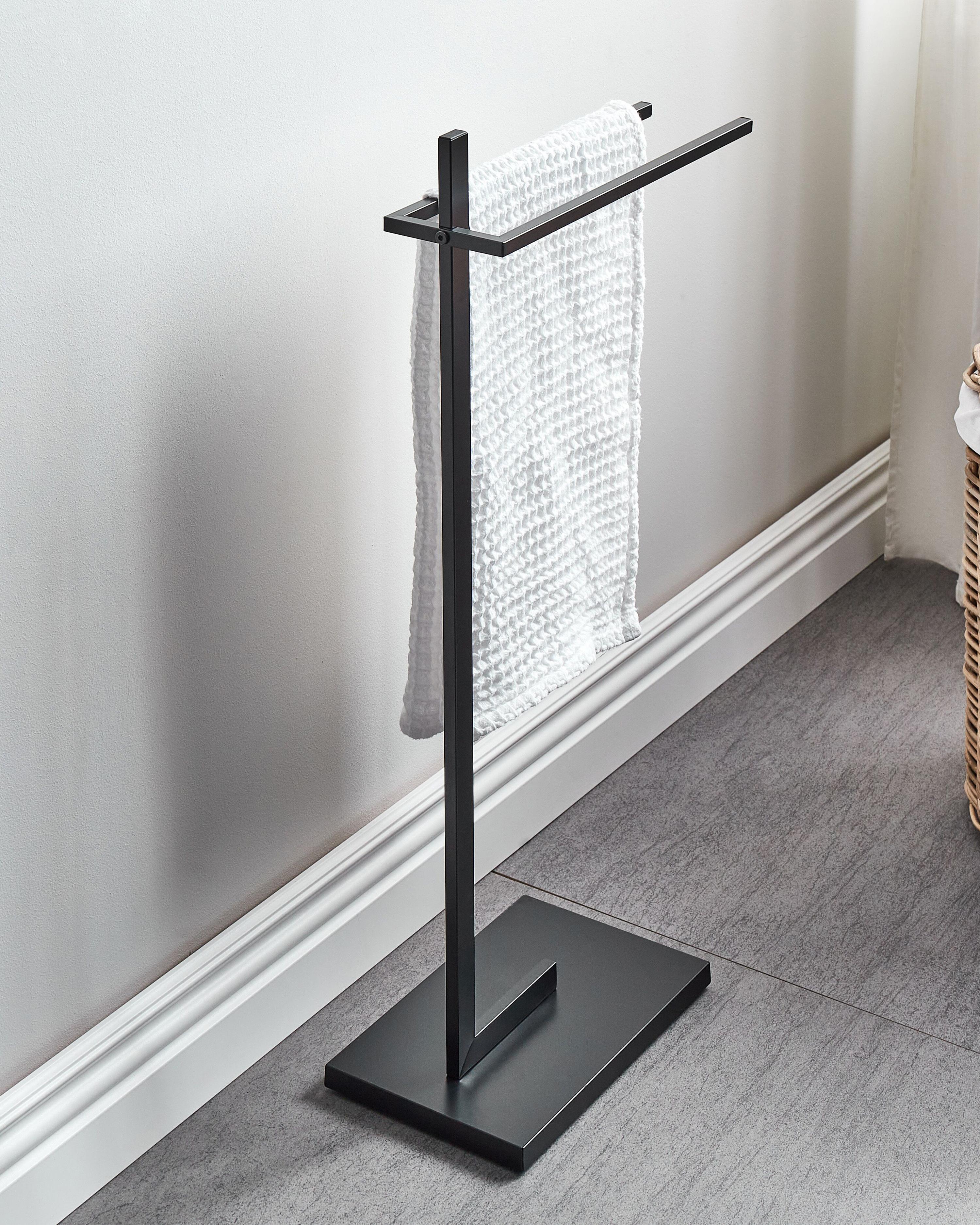Towel Stand SELVA Metal Black