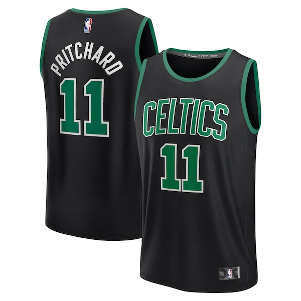 Payton Pritchard Boston Celtics  Fast Break Replica Player Jersey - Statement Edition - Black