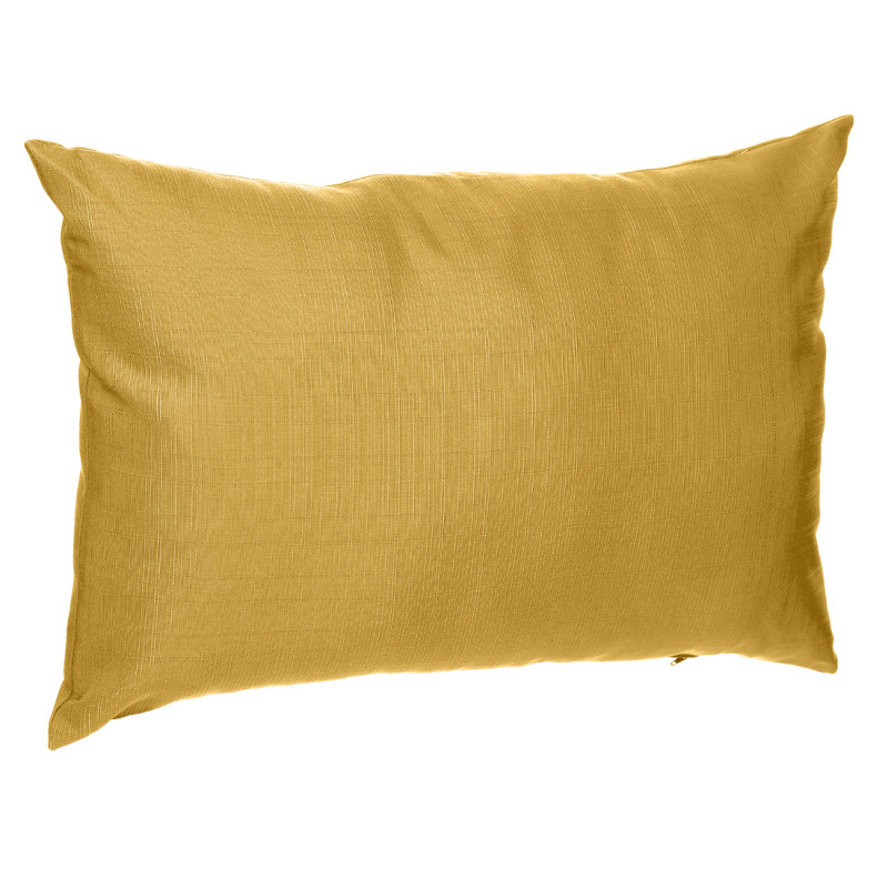 Coussin déperlant Koraï moutarde 50 x 30 cm