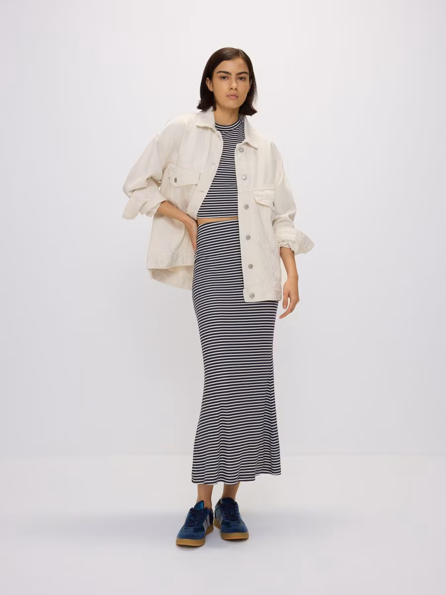 Viscose Midi Skirt
