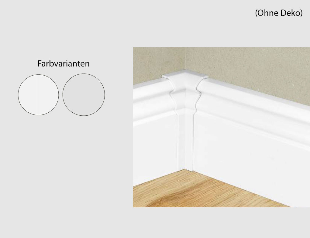 Innenecke in weiß