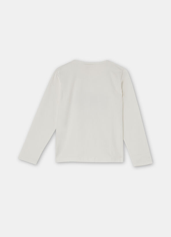 T-shirt con strass