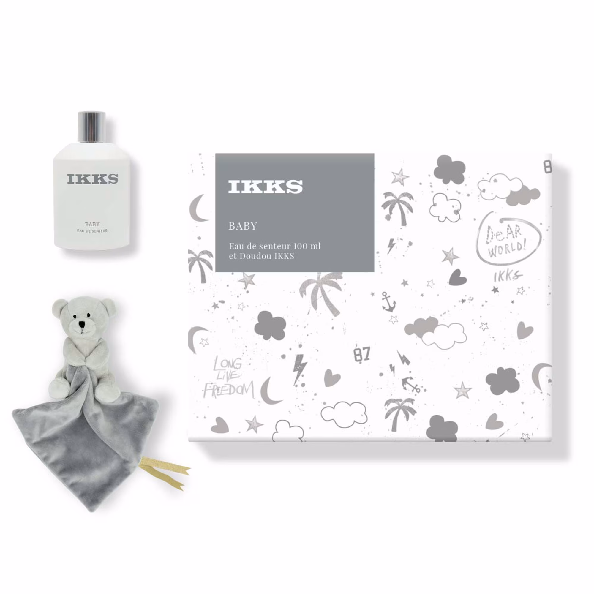 IKKS BABYCoffret - eau de senteur + doudou