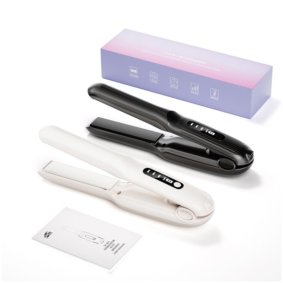 Quipulse MINI Wireless Rechargeable Lock‑on Hair Straightener