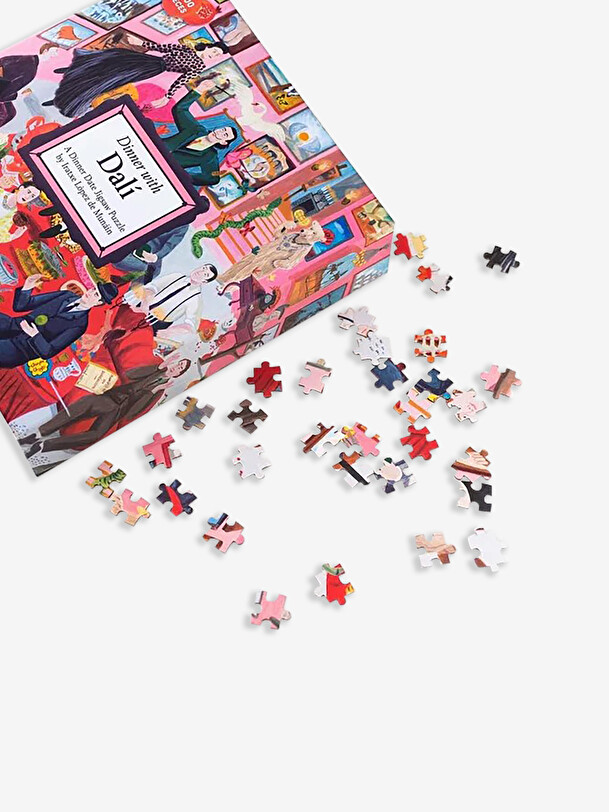 Puzzle dinner with dali - new mags multicolore