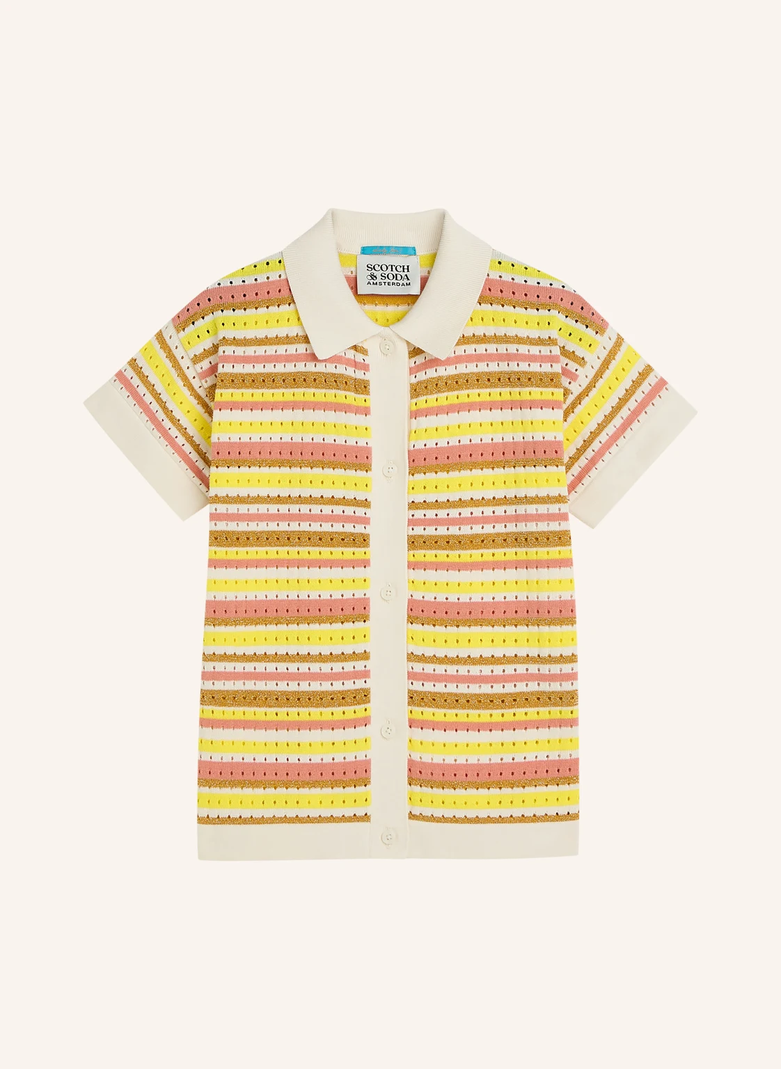 SCOTCH & SODA Strickjacke mit Glitzergarn