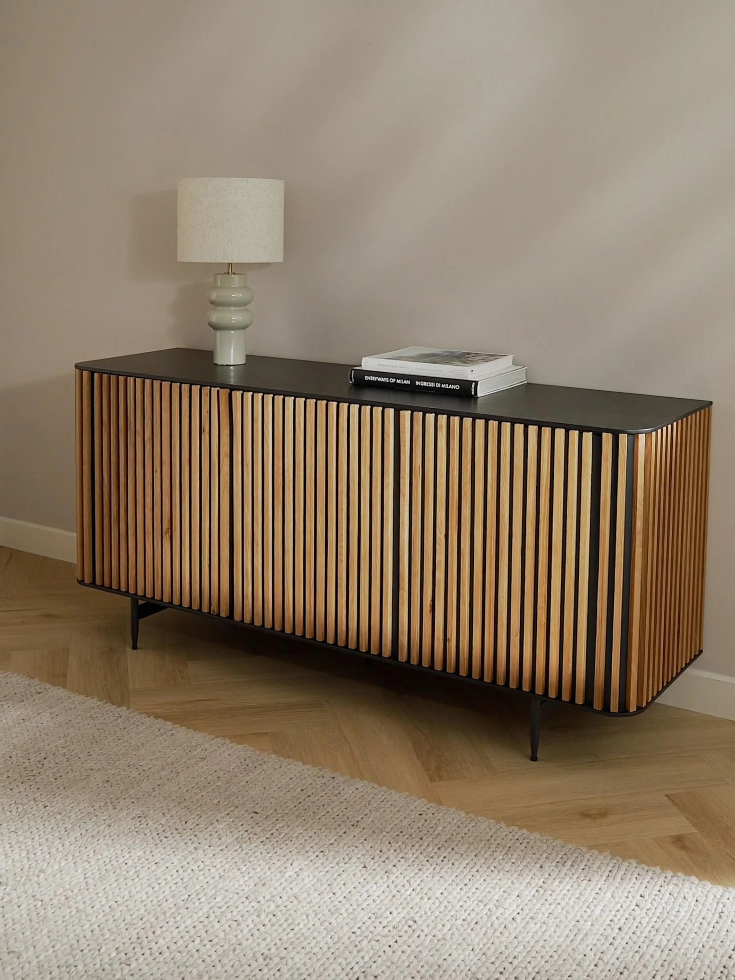 Holz-Sideboard Linea