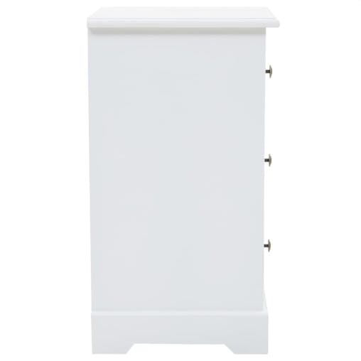 NNEVL Bedside Cabinet MDF and Pinewood 35x32x59 cm
