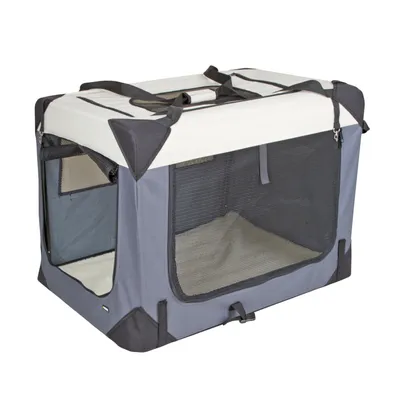 Kerbl Pet Transport Box Journey - Grey/Beige