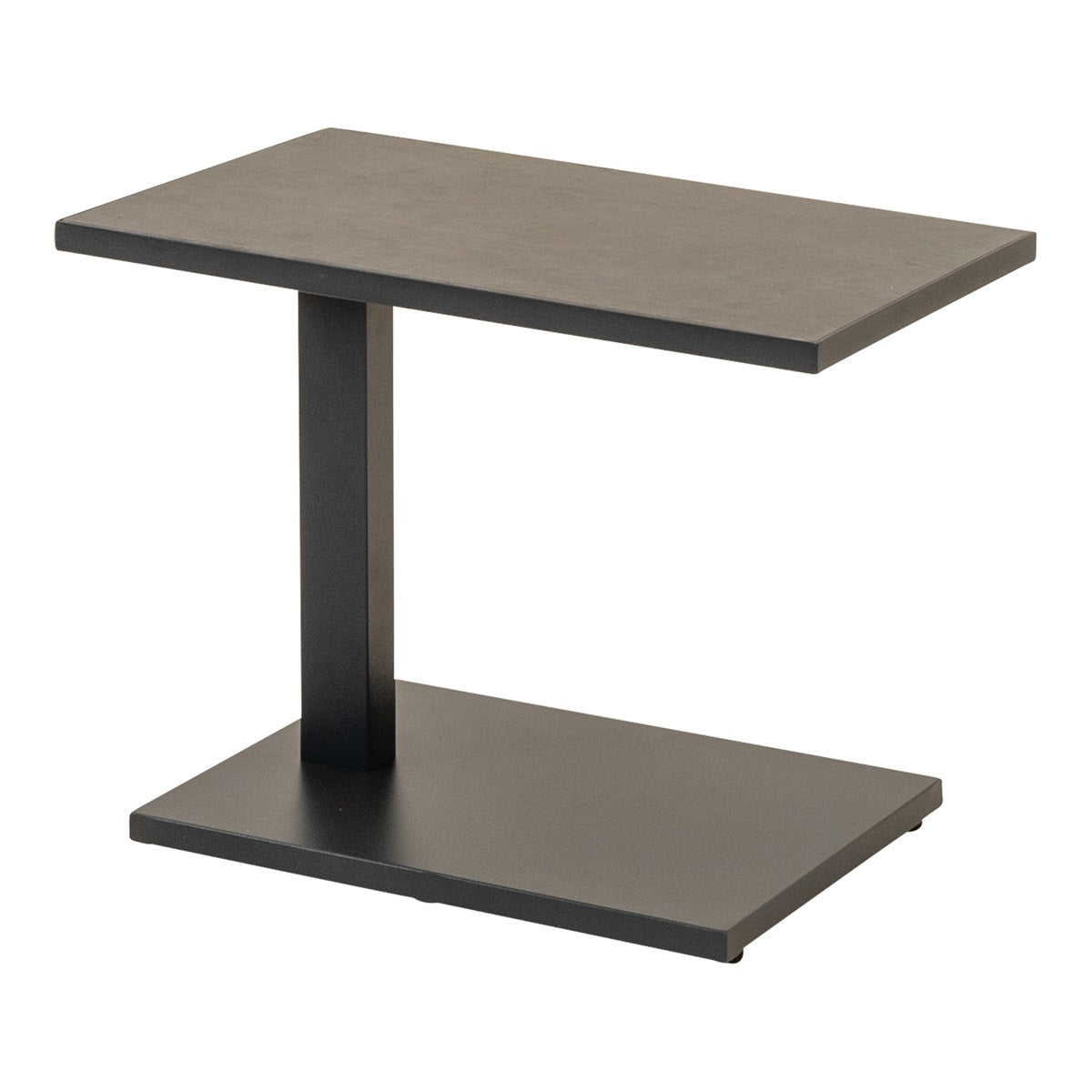 Lesli Living tuintafel Geneva - grijs - 60x40cm