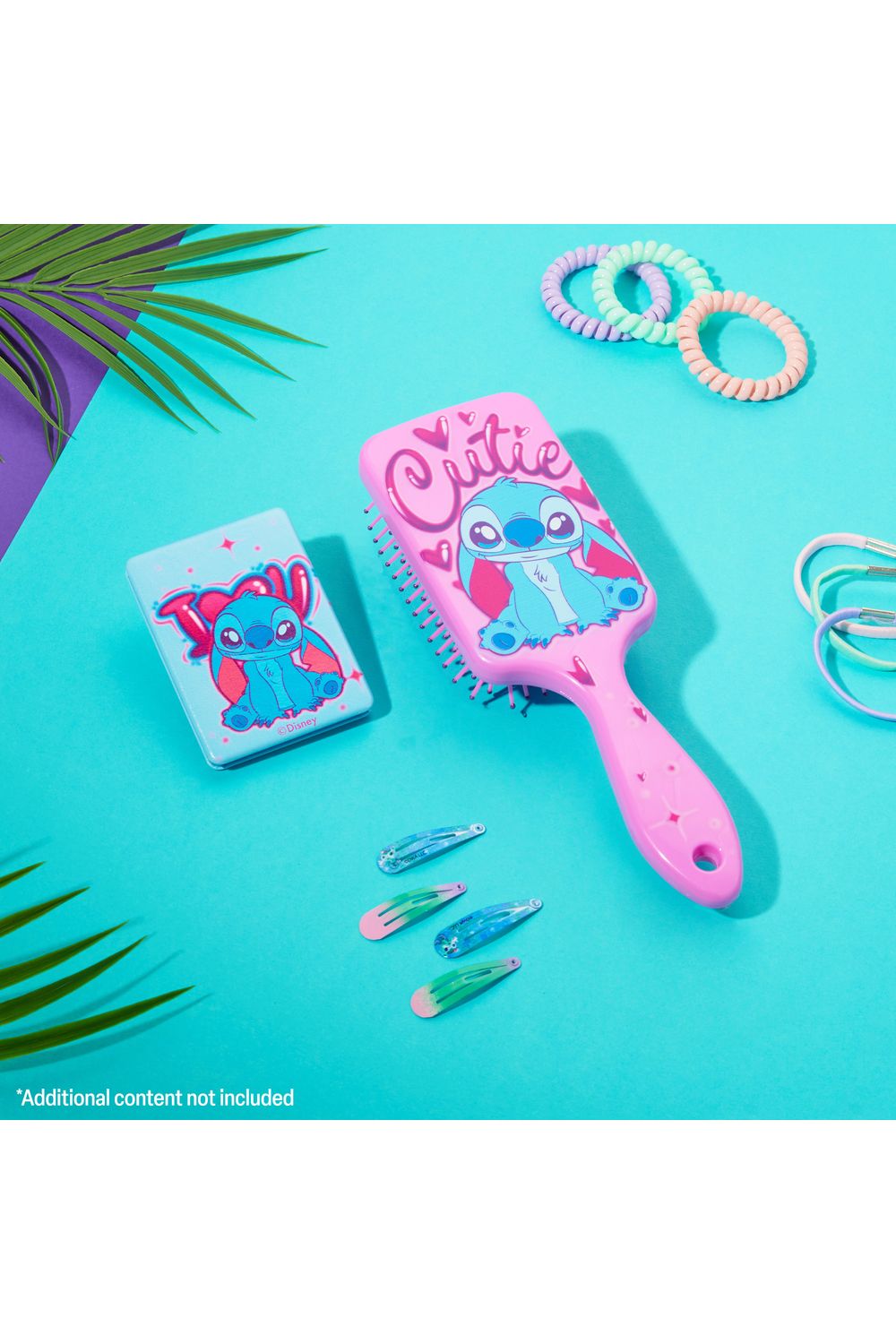 Disney Stitch Hair Brush & Mirror Set