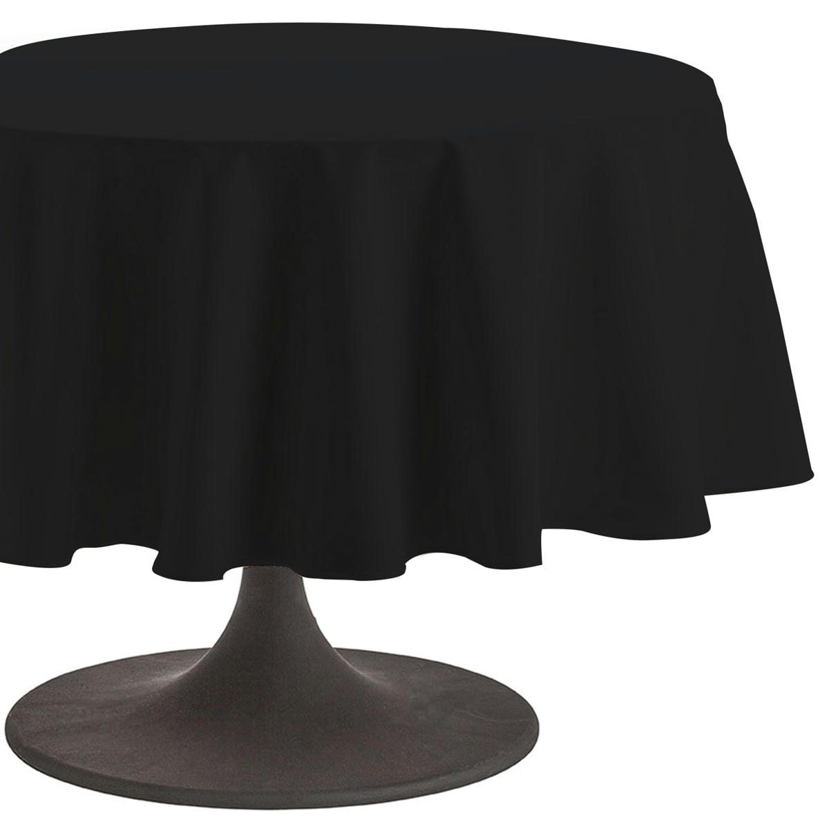 CAMBRAI - Nappe en coton traitee teflon caviar 235x235