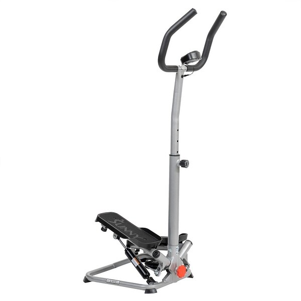 Sunny Health Fitness Twist Stair Stepper Machine w/ Handlebar