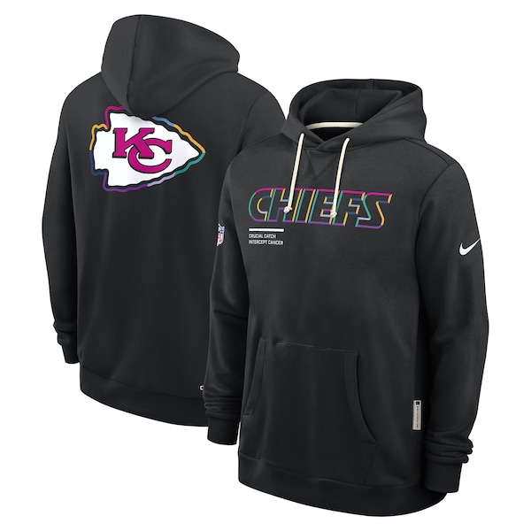 Kansas City Chiefs Nike 2025 NFL Crucial Catch Sideline Standard Issue Dri-FIT Hoodie - Black