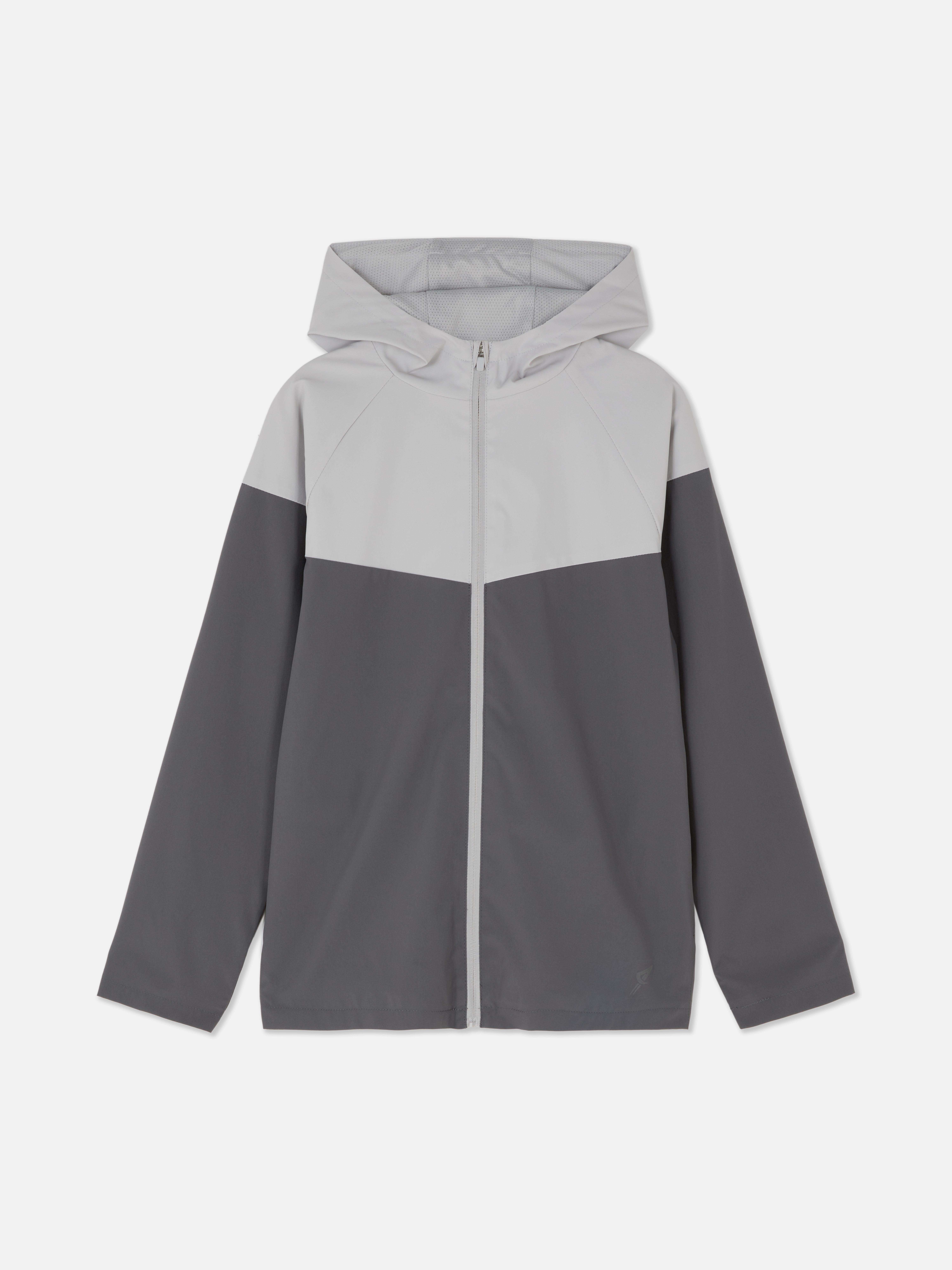 7-15yrs | Colorblock Zip-Up Sports Jacket