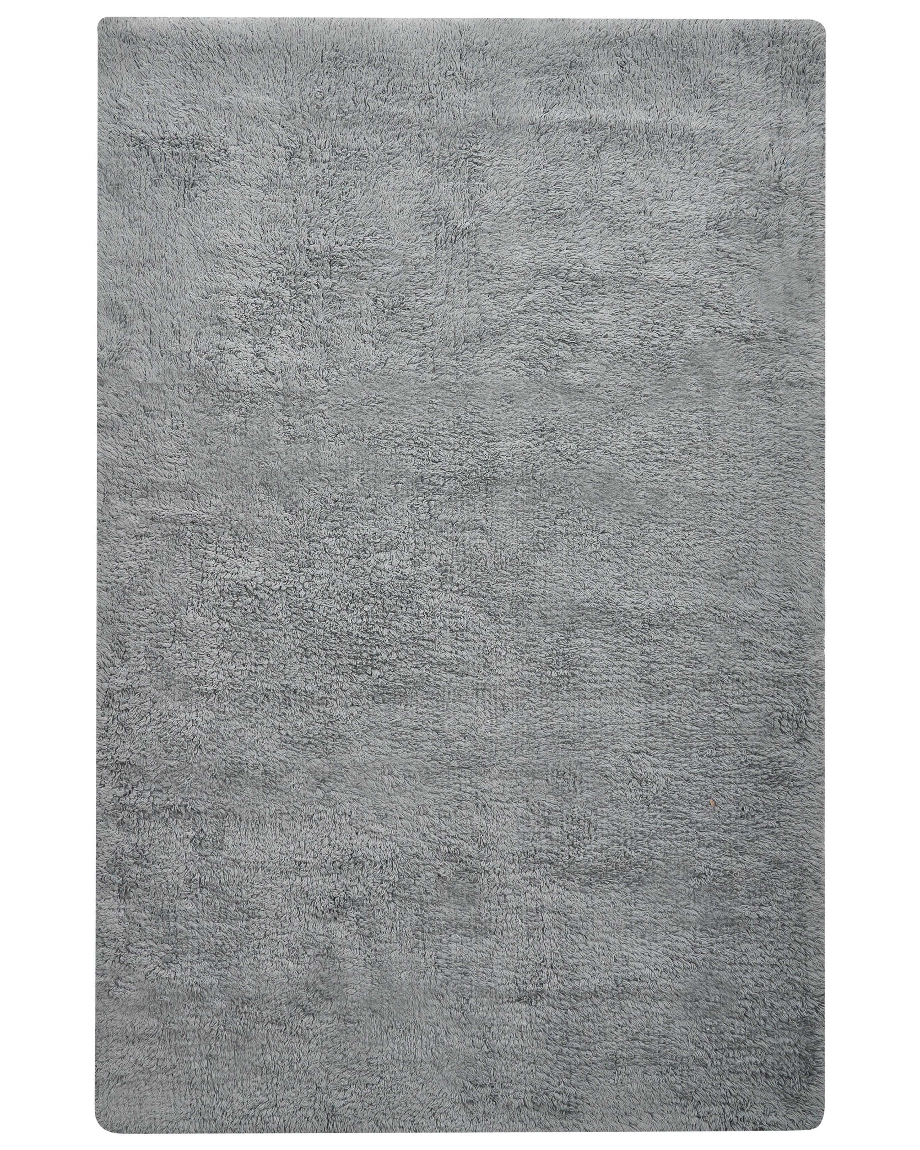 Bath Mat GOELA Grey 60 x 90 cm Cotton