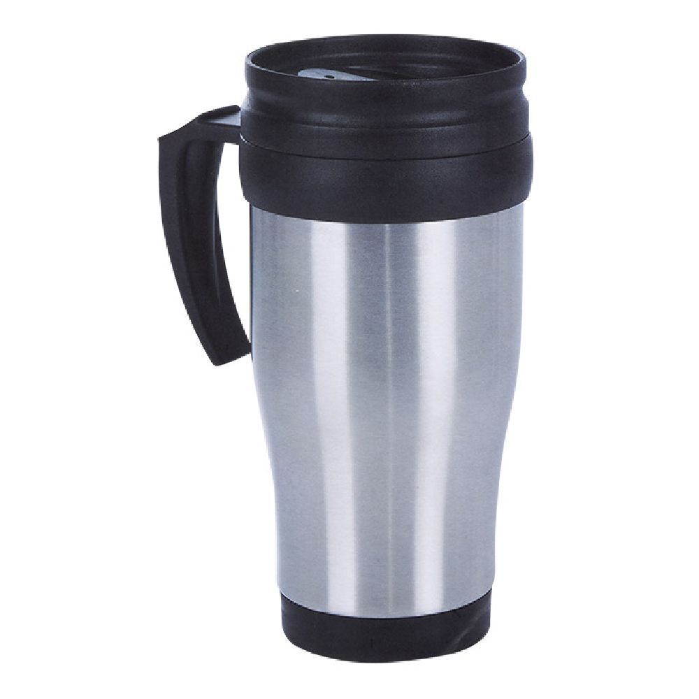 Mug isotherme 400ml gris noir
