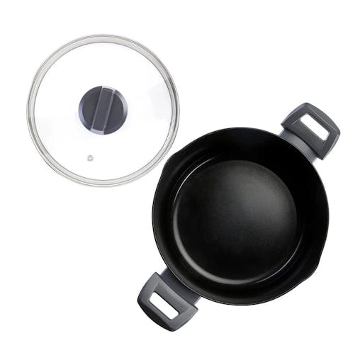 Stanley Rogers Statement Ceramic Non-Stick Casserole Pot W/ Lid 24cm / 5.5L