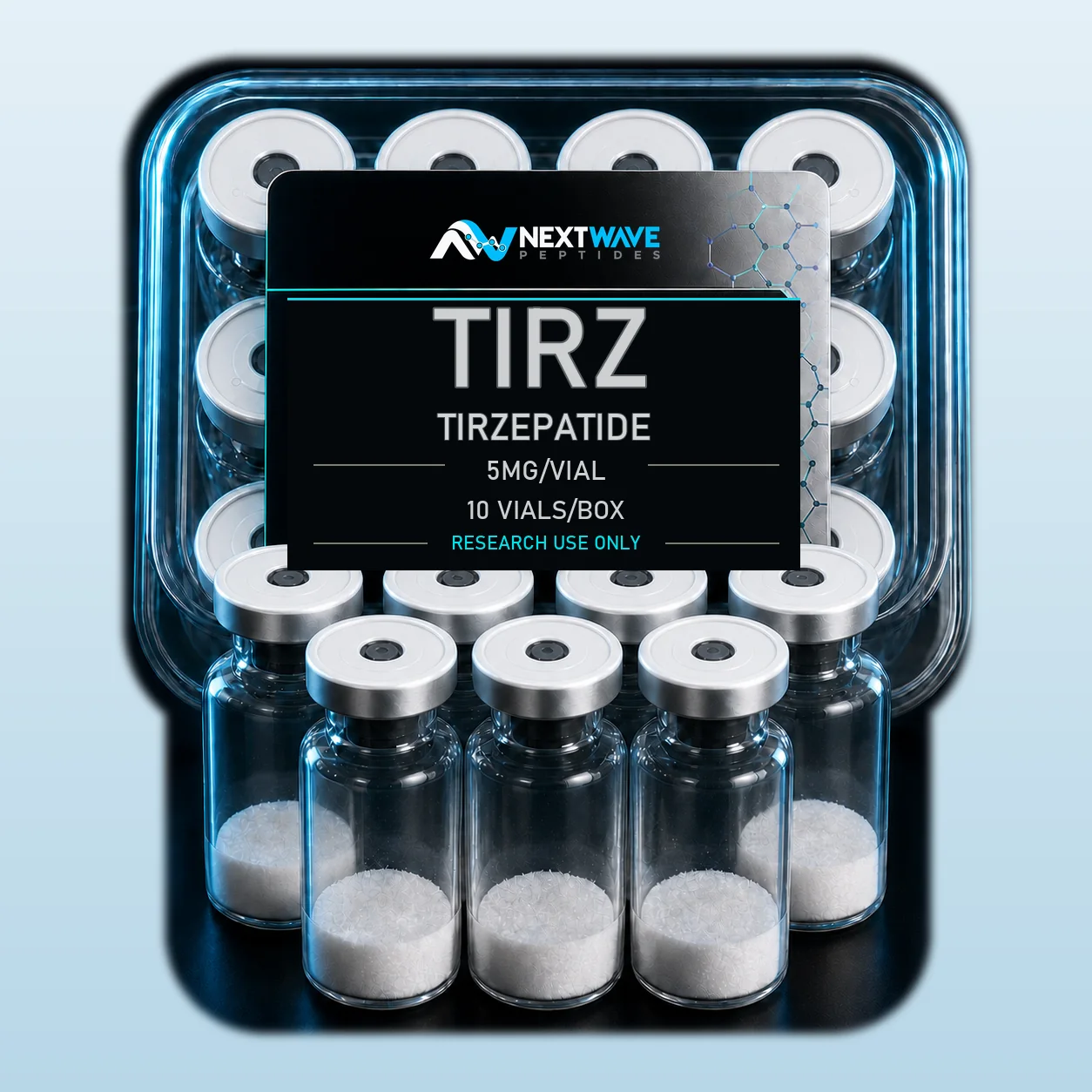 Tirzepatide (Tirz) - 5mg, 10 Vials | NextWave Peptides