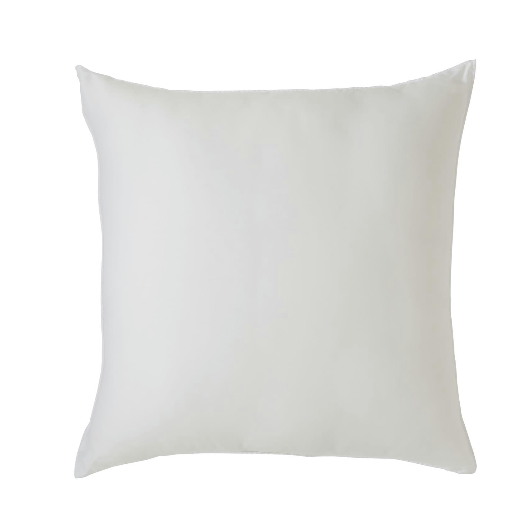 - Oreiller au confort souple microfibre blanc 60x60 cm