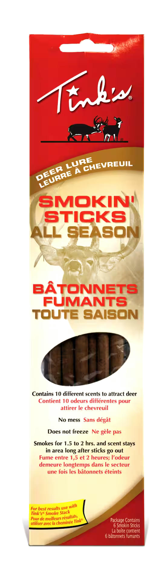 Tink's Doe Estrous Hunting Deer Attractant Smokin Sticks, 6-pk
