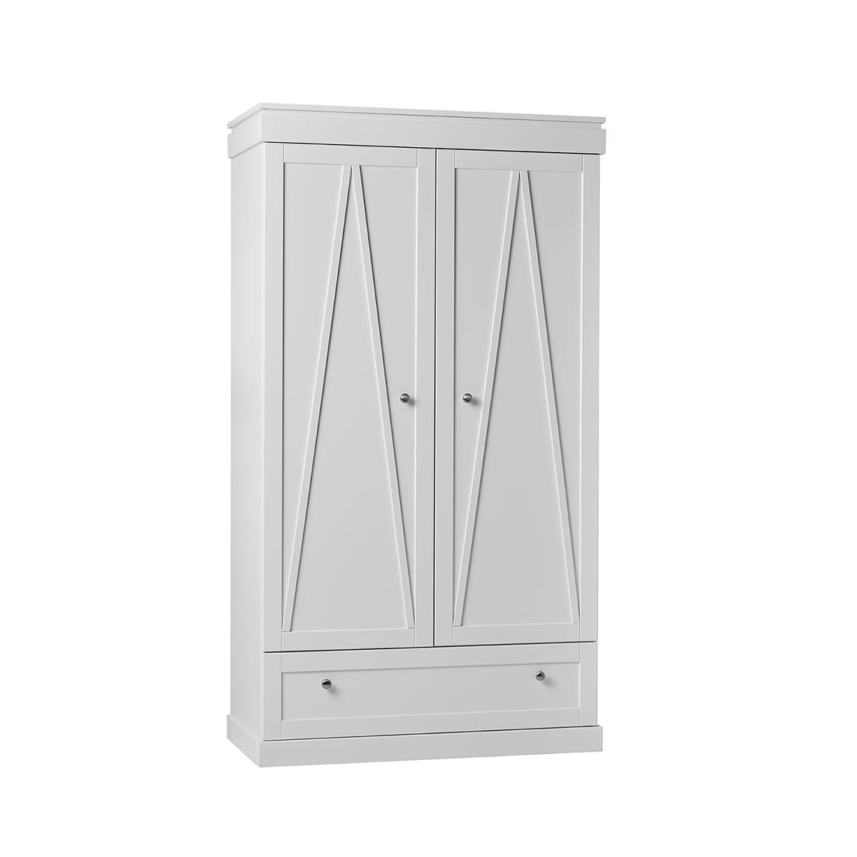 MARIE - Armoire 2 portes blanc