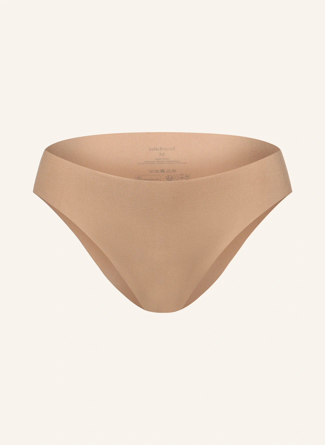 erlich textil Casual Cotton Brazil Slip mit Baumwolle (aus kontrolliert biologischem Anbau) - nahtlose Kanten