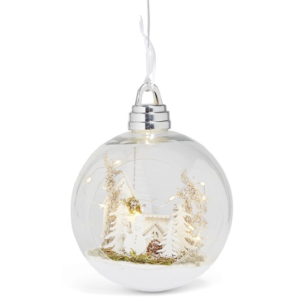Boule lumineuse à suspendre Ø20,5cm - 2 modèles