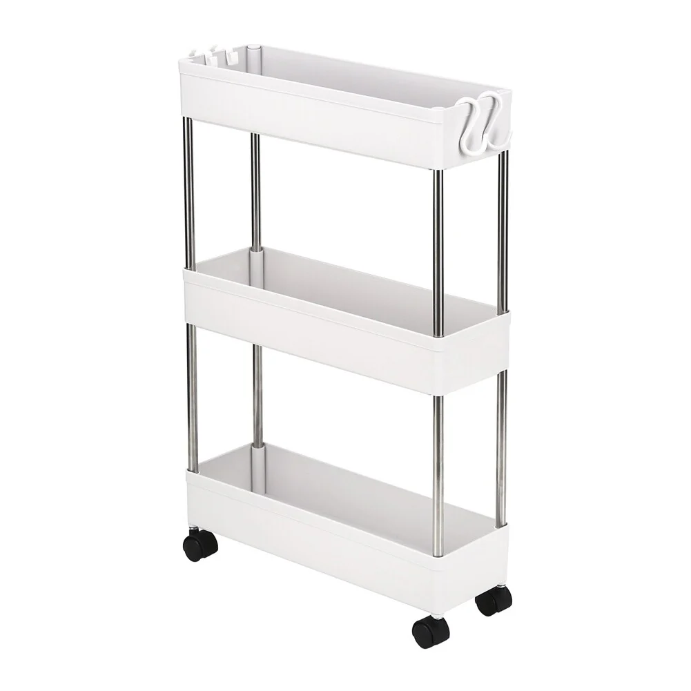 Rolling Utility Cart,Mobile Multi-Functional Storage Rack Cart with Wheels