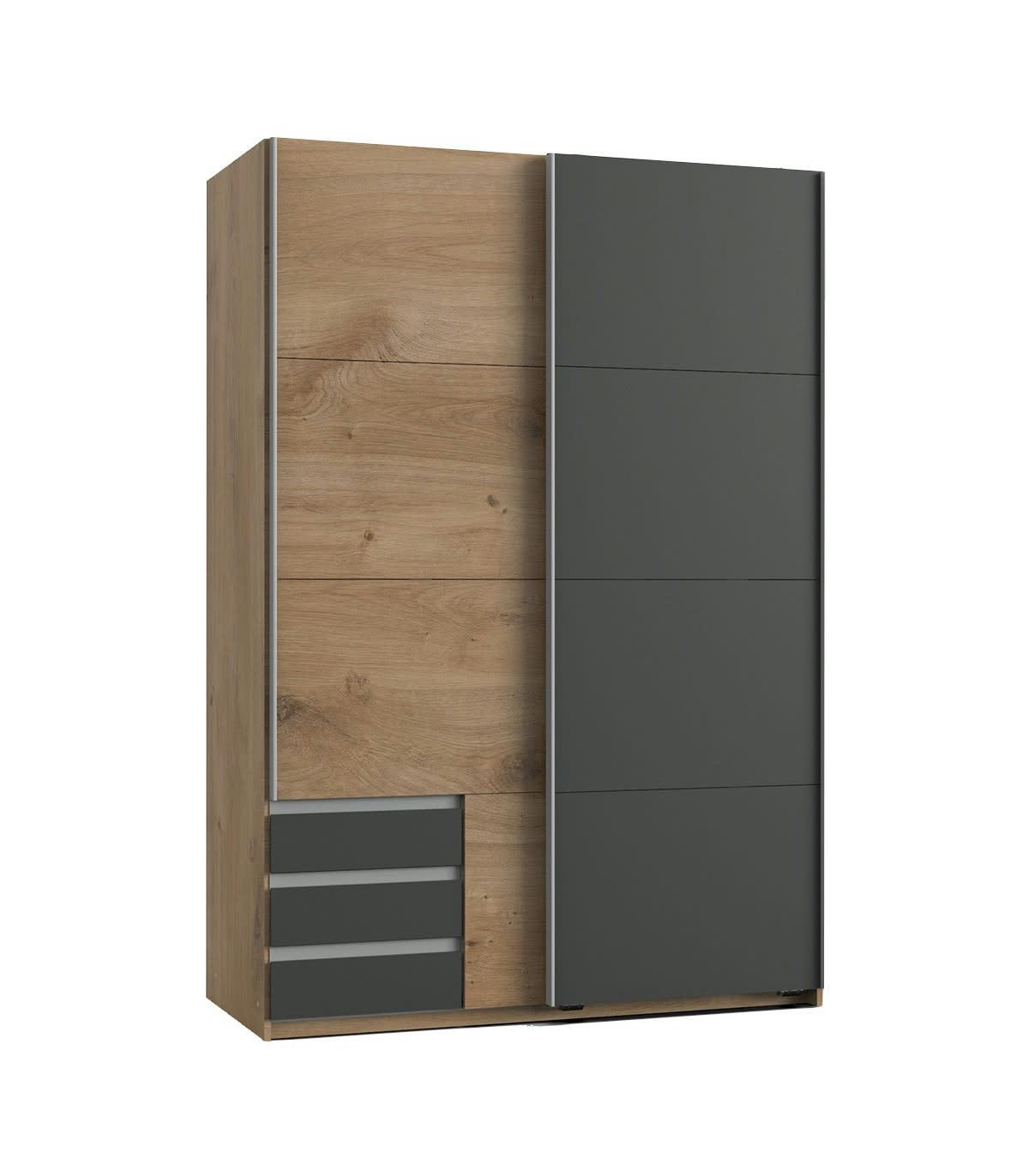 - Armoire 2 portes coulissantes - L135 cm