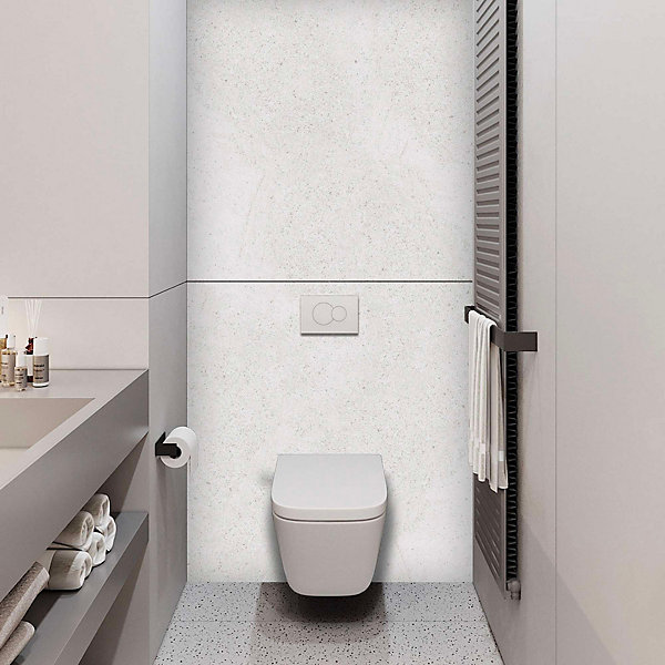 Panneau d'habillage pour bâti,support WC suspendu, 1200x1200x4 mm, finition Marbre Gris, Versilla KOBERT,IN