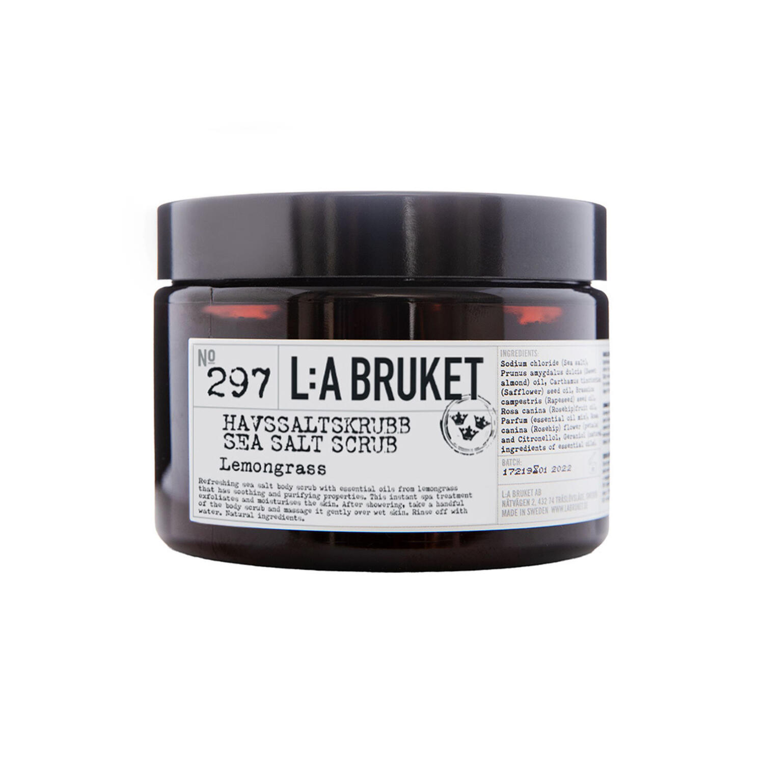 No. 063 Sea Salt Scrub, lemongrass