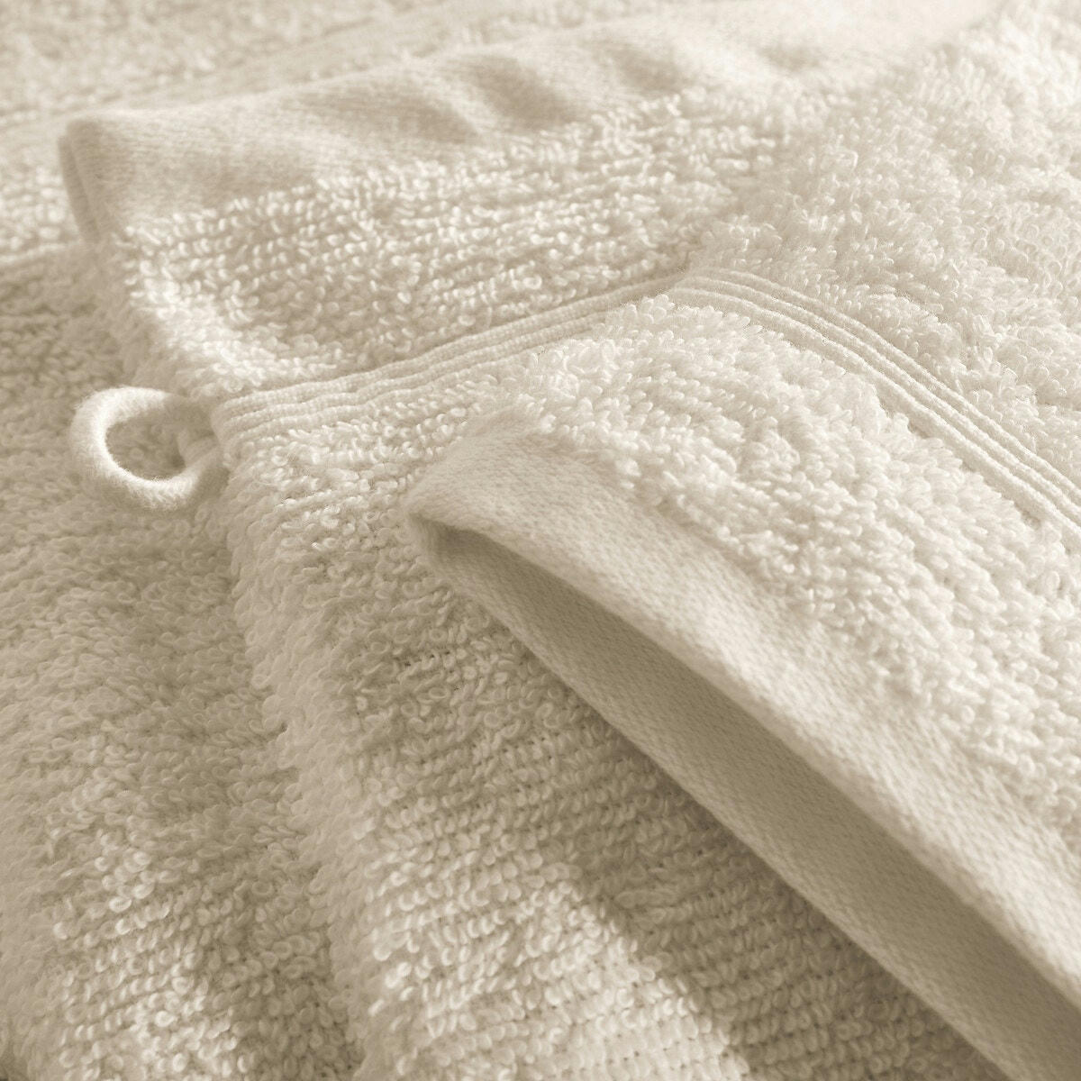 Lot 4 gants de toilette éponge bouclette, Zavara