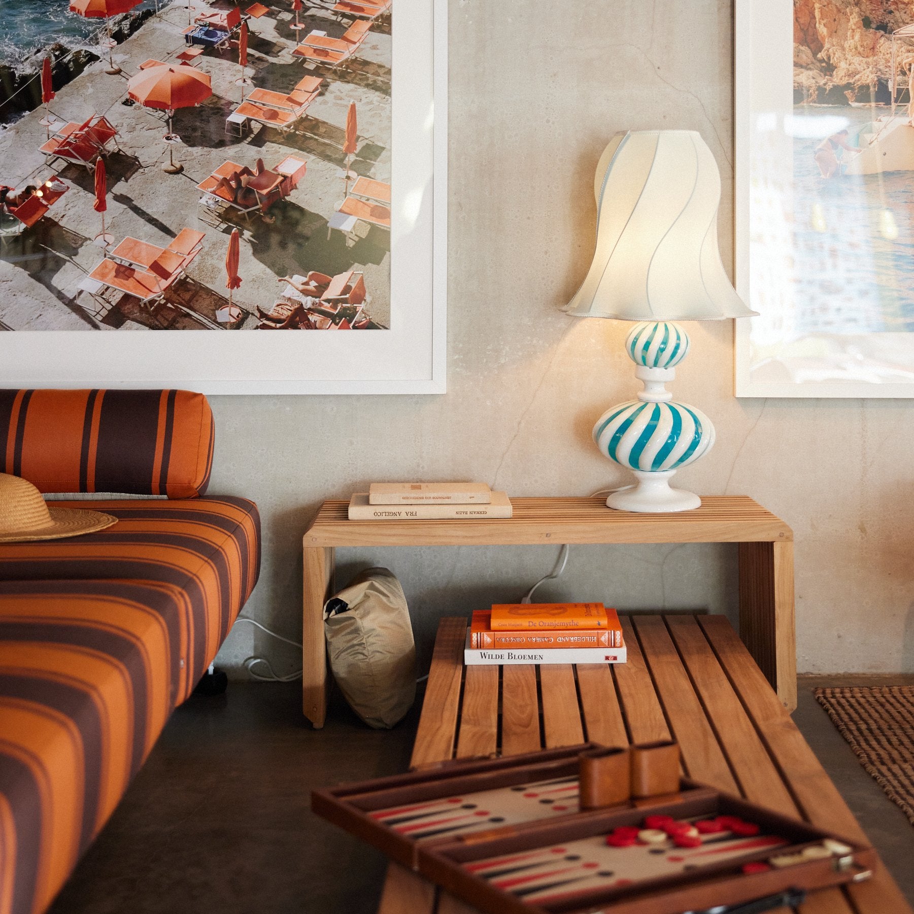 HKliving Slatted Bankje B 96 cm - Teak