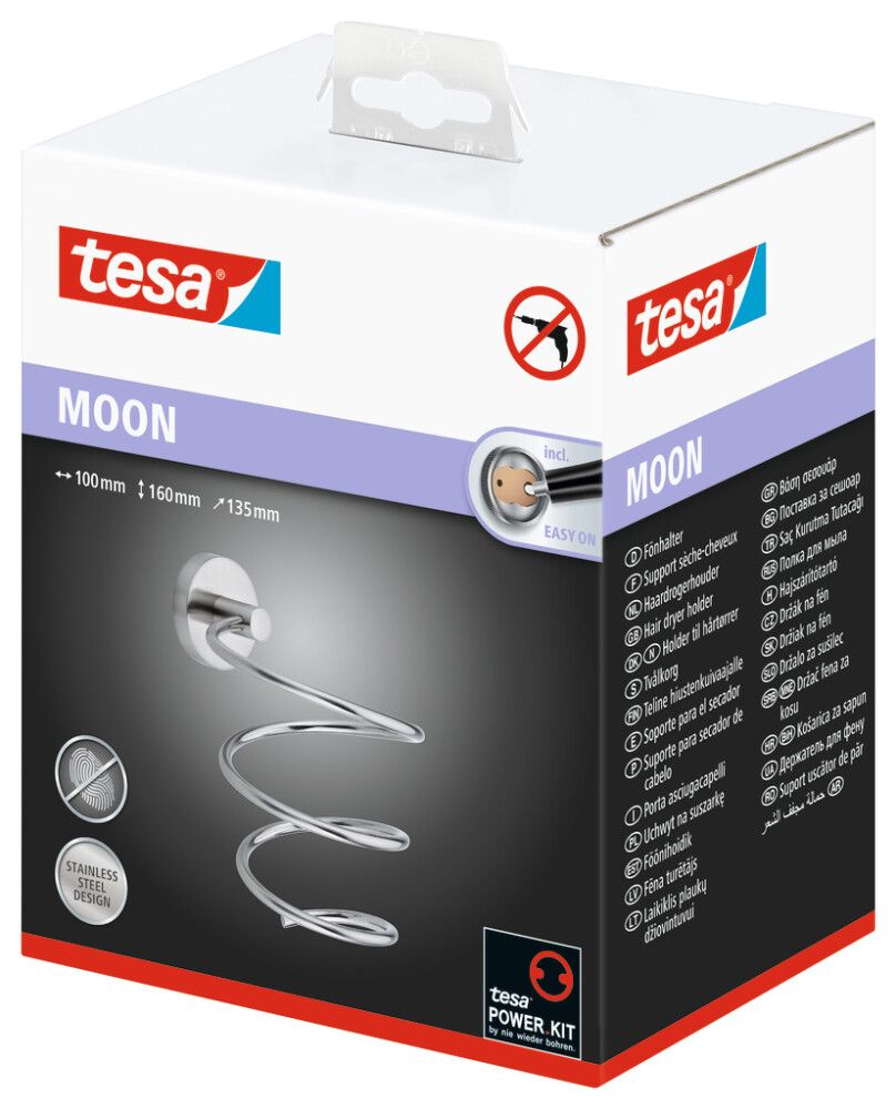 HÅRFØNERHOLDER TESA MOON 160X110X135MM