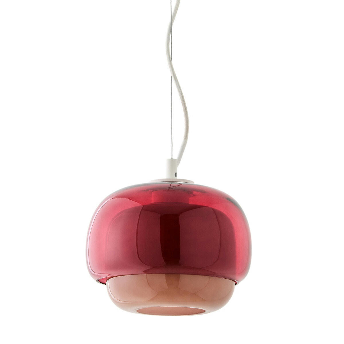 Suspension en verre coloré Ø21,5 cm, Kinoko
