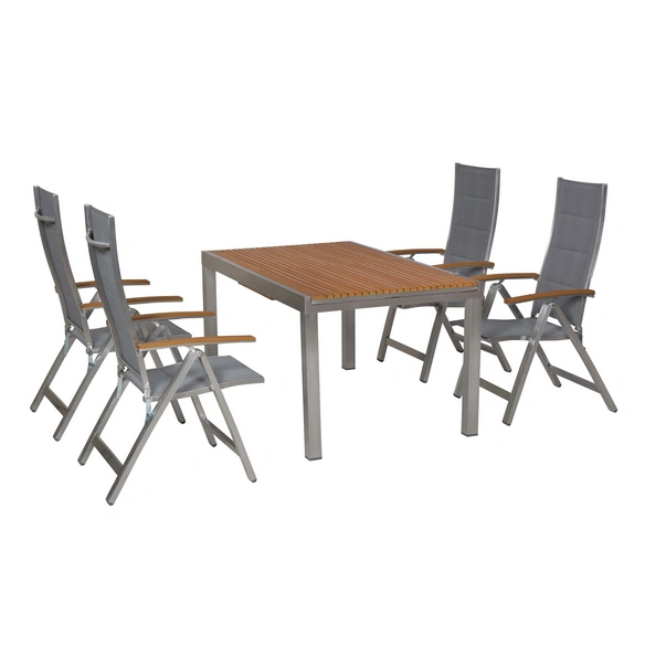 Gartenmöbel-Diningset »San Remo«, 5 tlg., 4 Sitzplätze, Aluminium
