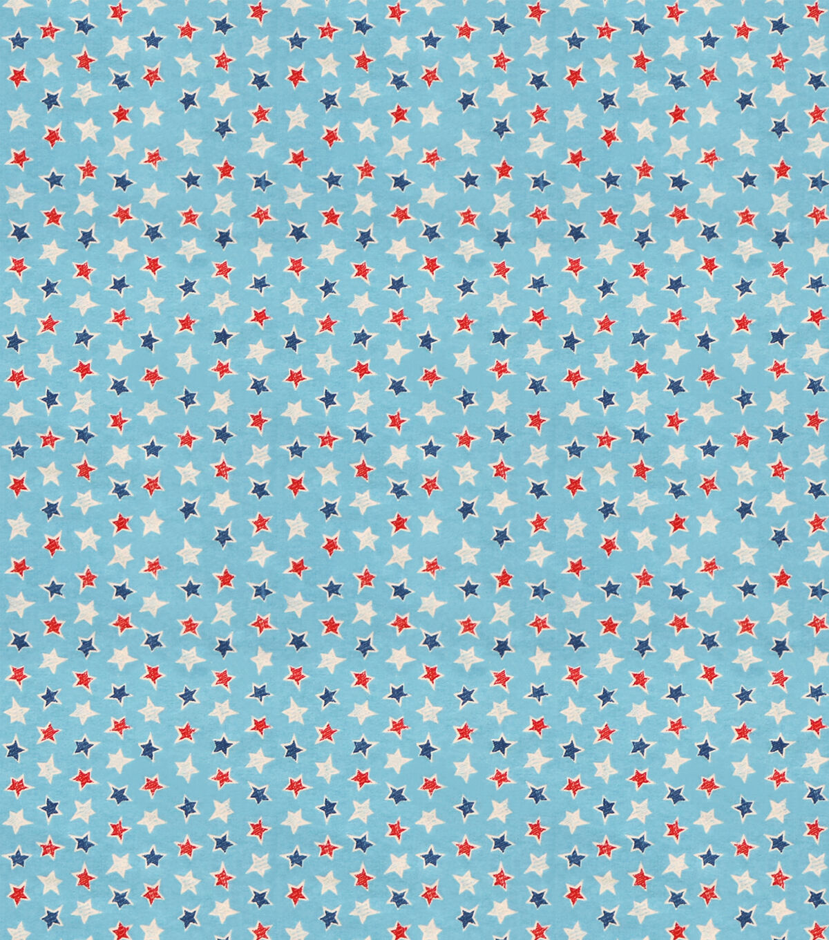Americana Sketch Stars Super Snuggle Flannel Fabric