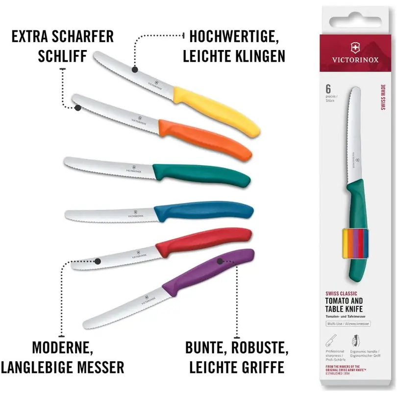 Tafelmesser 6er-Set Swiss Classic