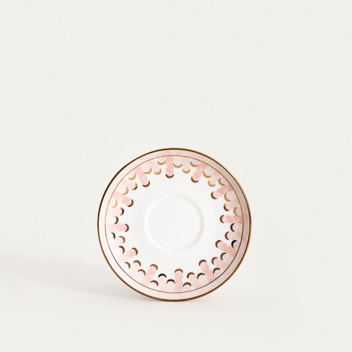 Talerz RUMA ze złotą obwódką 15 cm