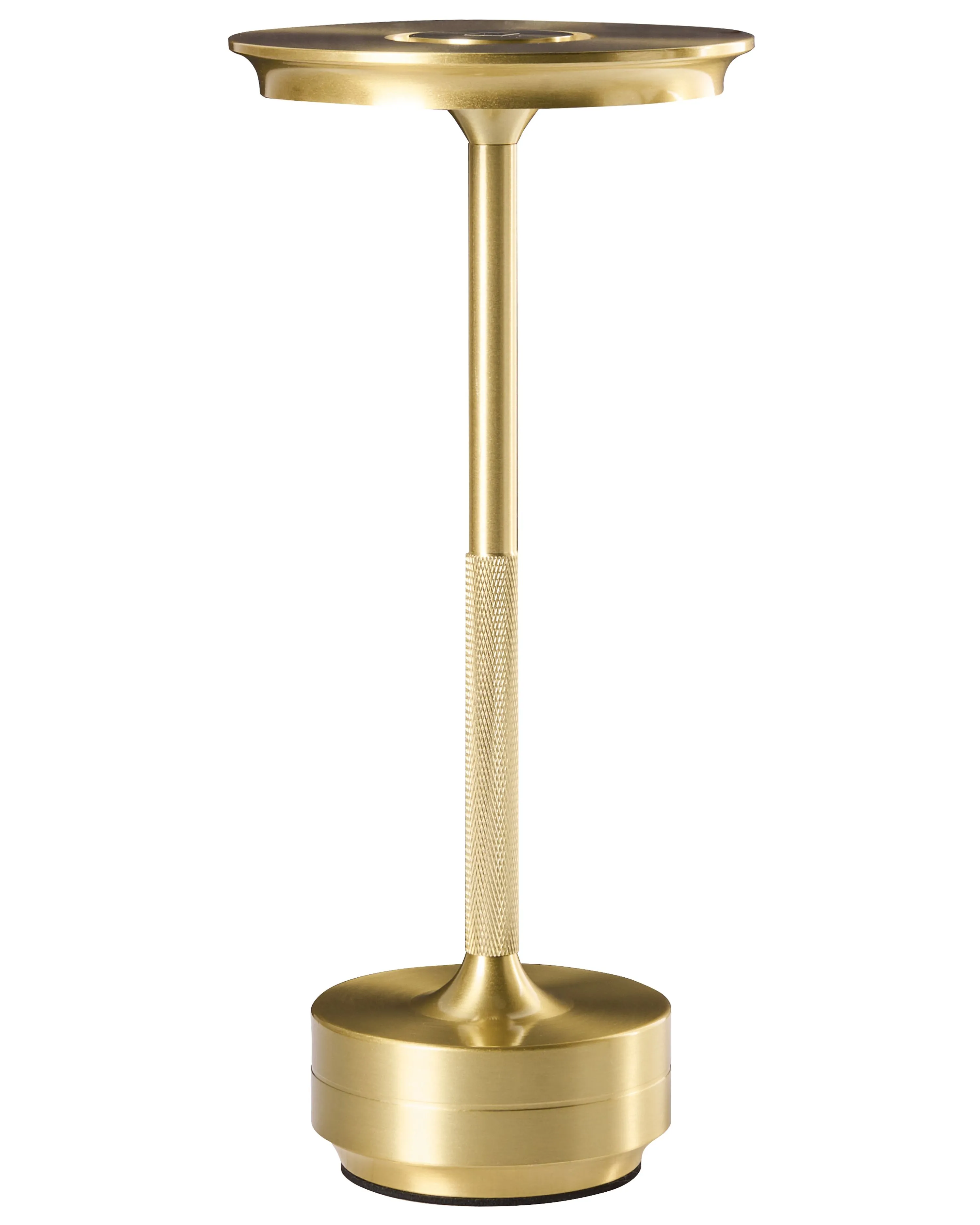 Wireless LED Table Lamp MAGO with Dimmer Metal Gold