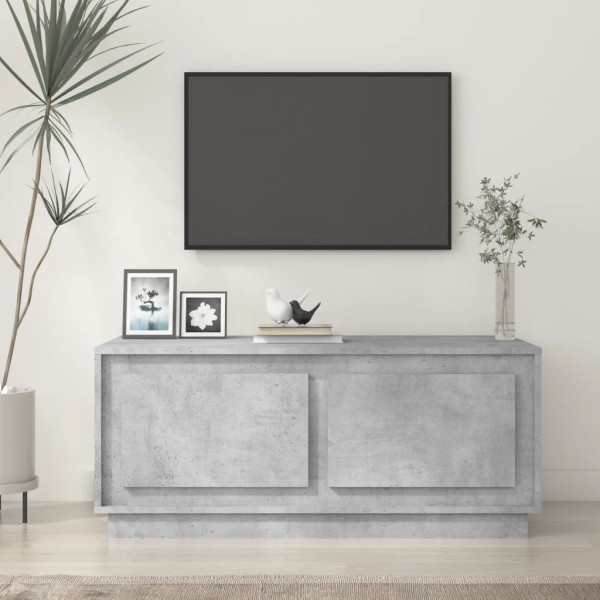 Stolik Kawowy Ława Stół Szary 102x50x44 Drzwiczki Do Salonu Do Pokoju