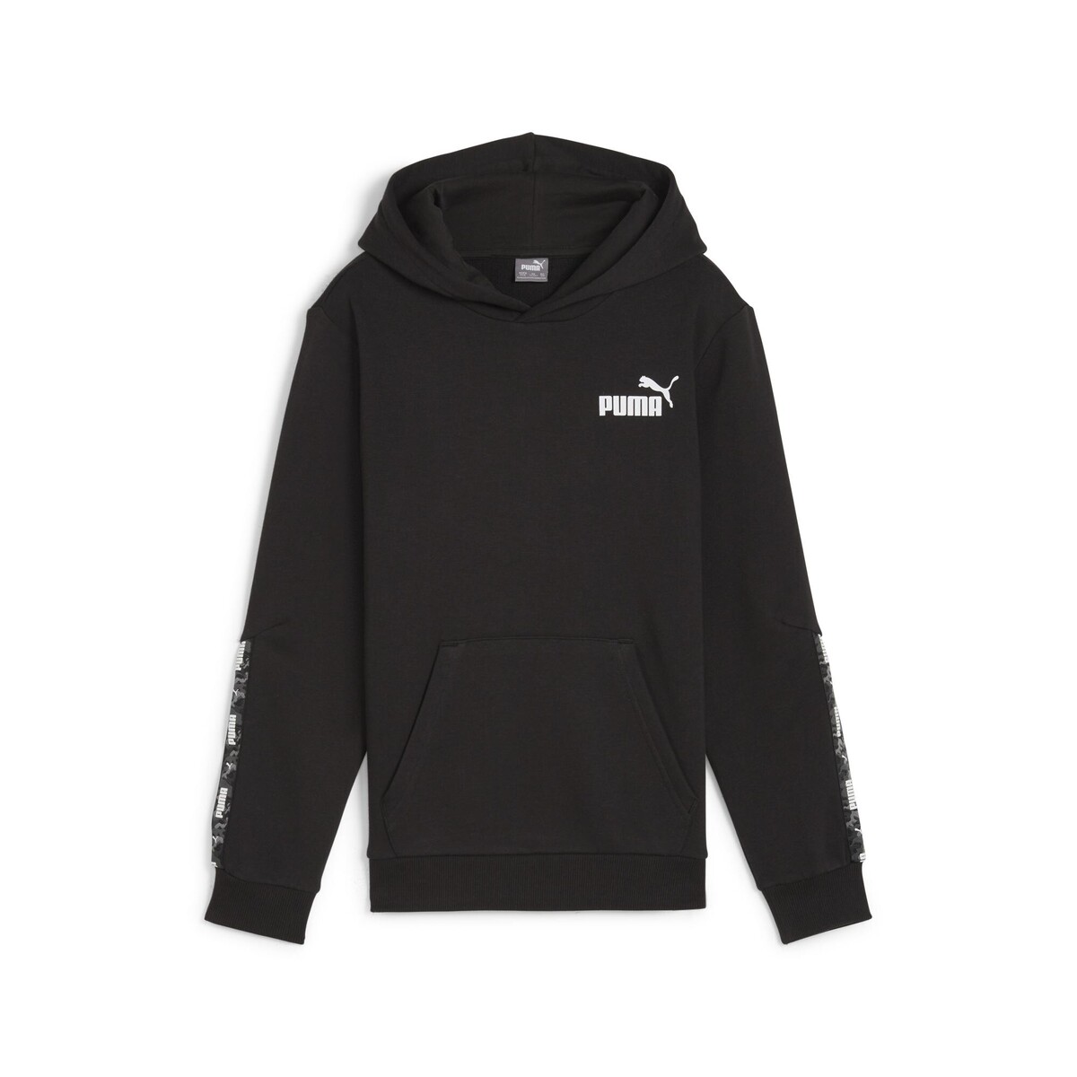 Puma - ESS TAPE CAMO HOODIE TR B - Black