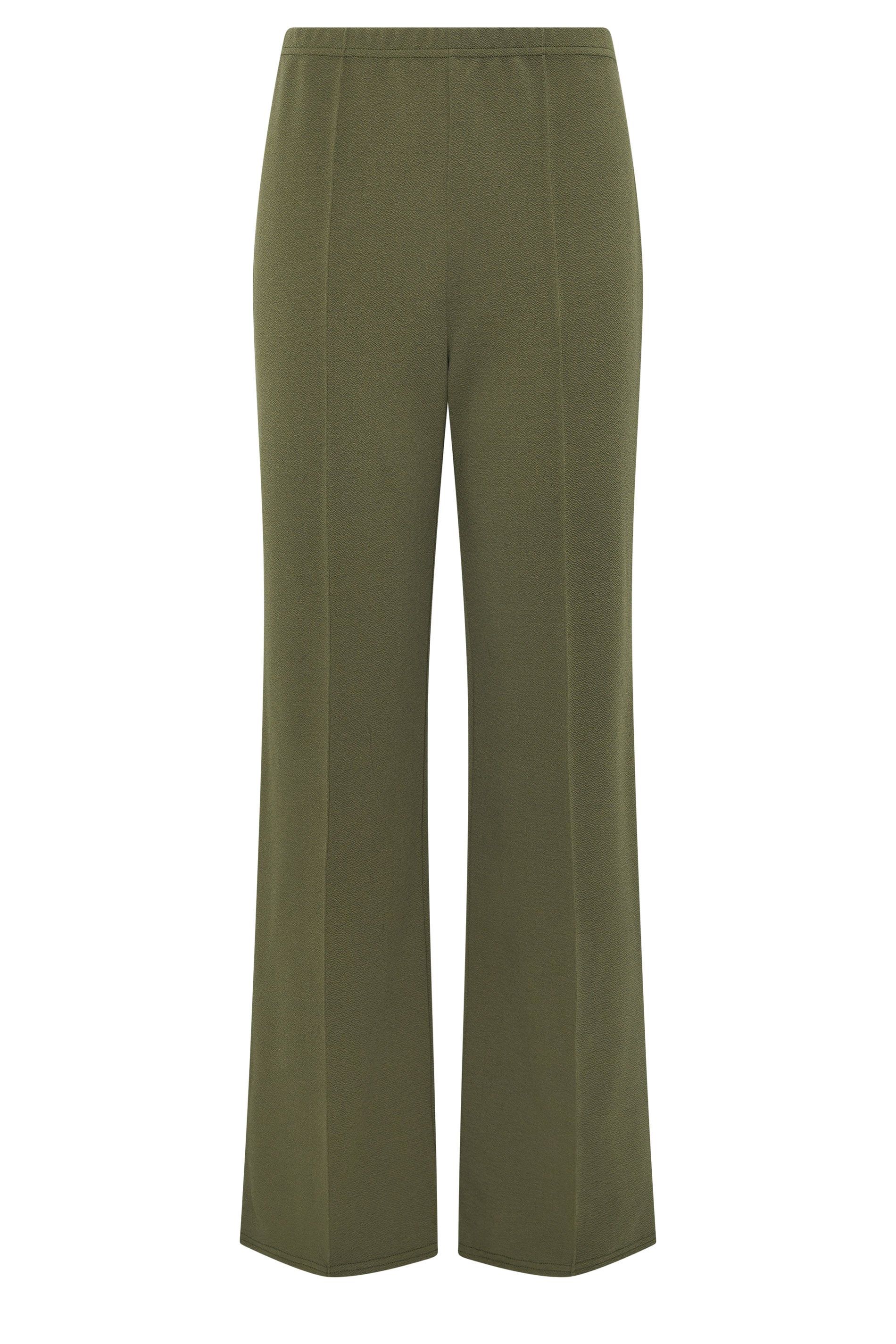 Long Tall Sally Tall Textured Pleated Wide Leg Trousers