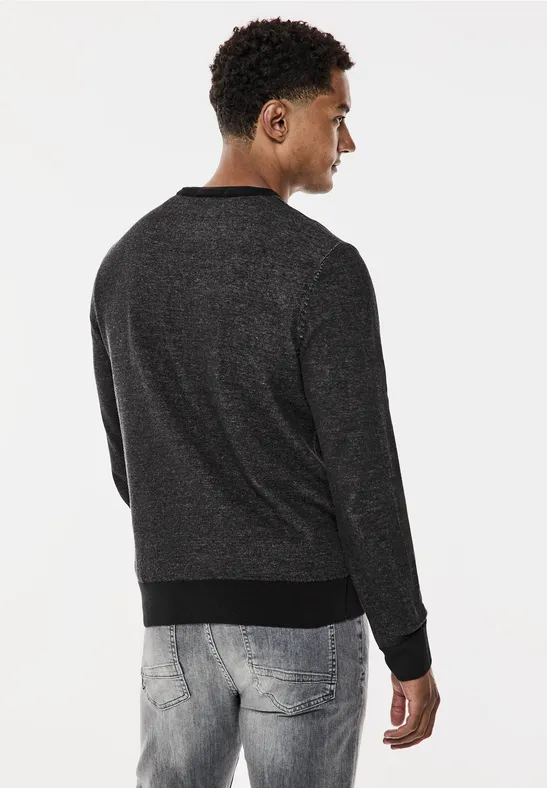 Pullover in Two Tone Optik