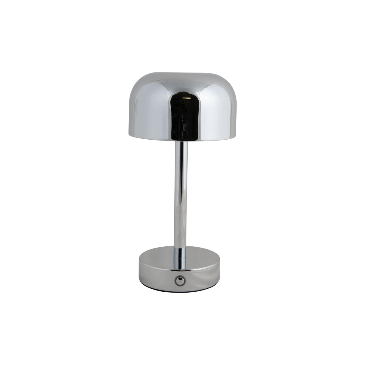 Leitmotiv tafellamp James LED - zilver - 12.5x12.5x24.5cm - Paddenstoellamp
