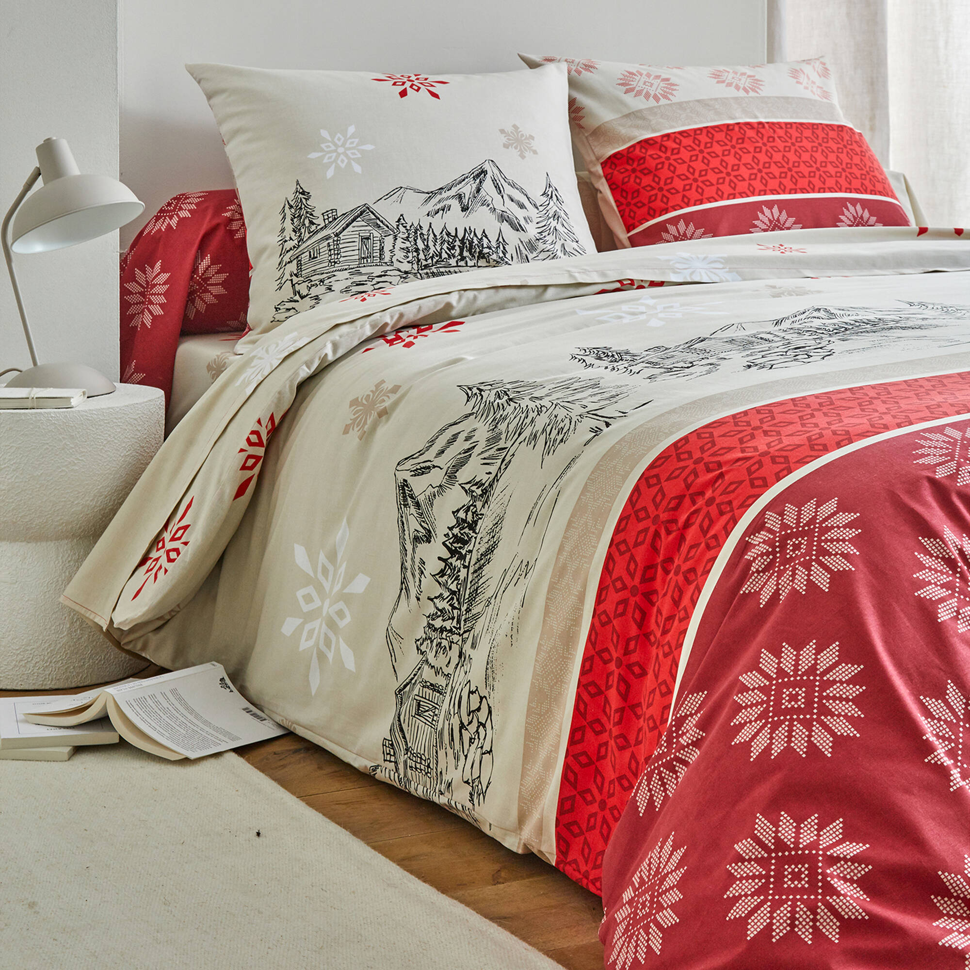 Linge de lit Montana en coton