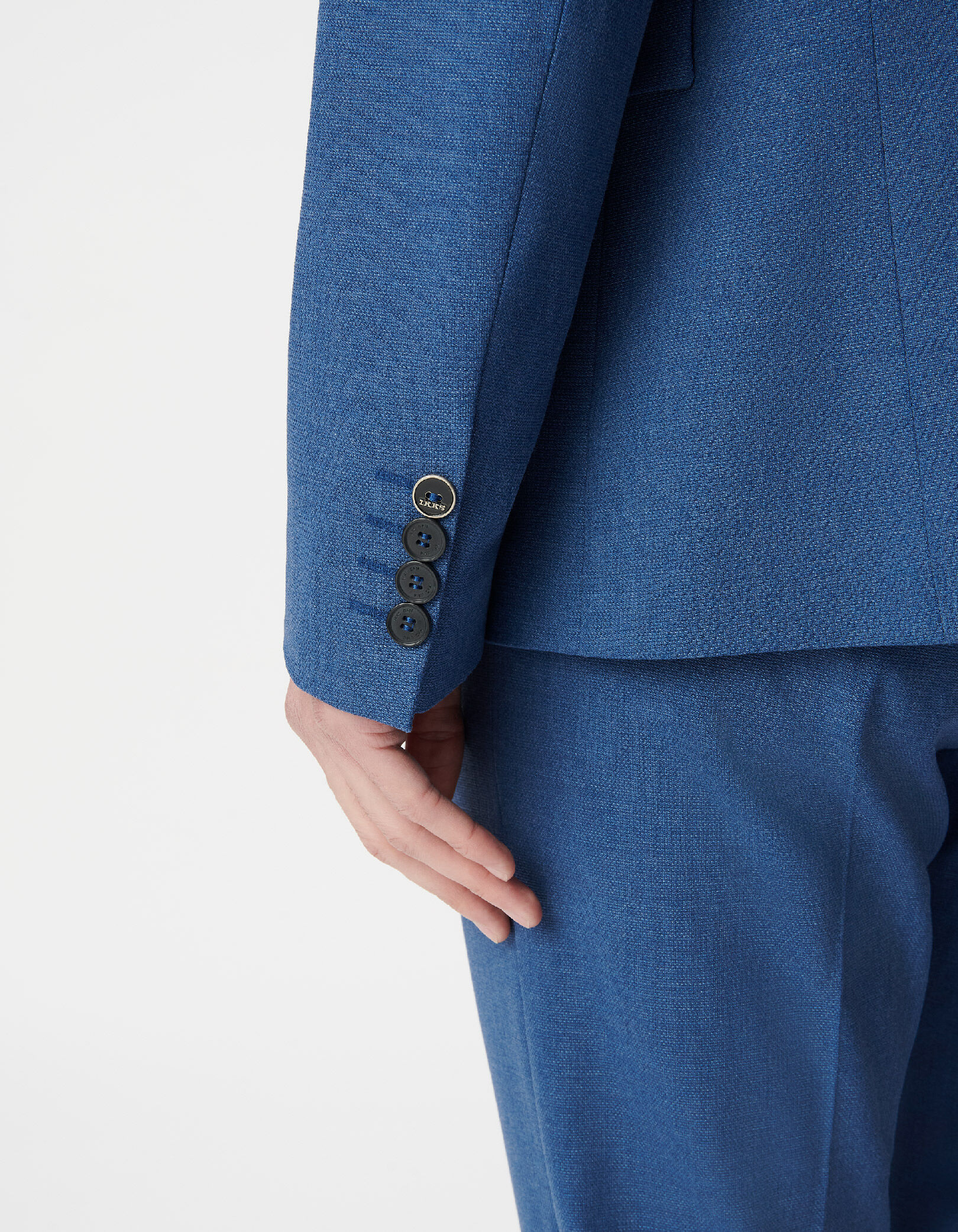 Veste de costume bleu indigo Homme