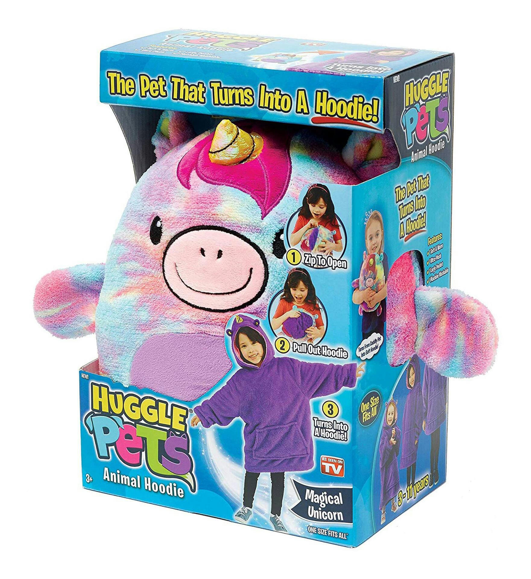 As Seen On TV Huggle Pets Unicorn Hoodie